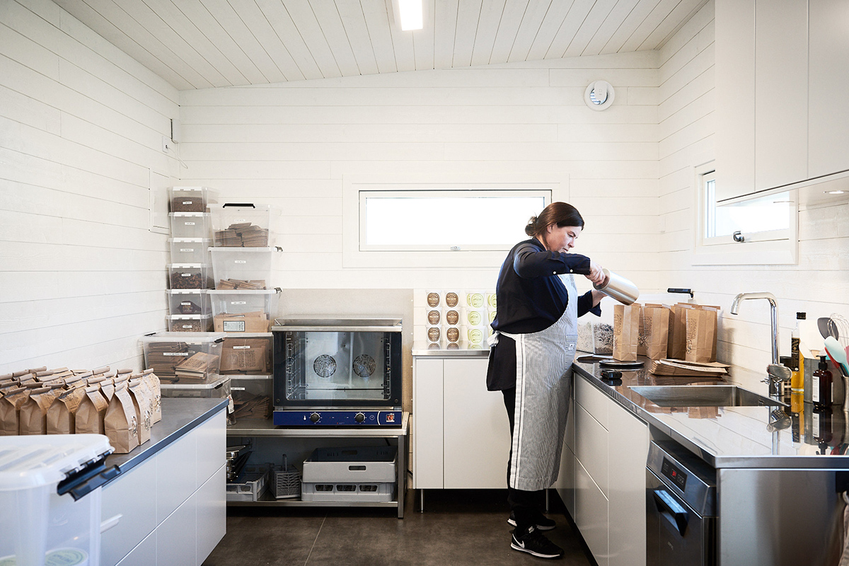 Stina i sitt muslihus