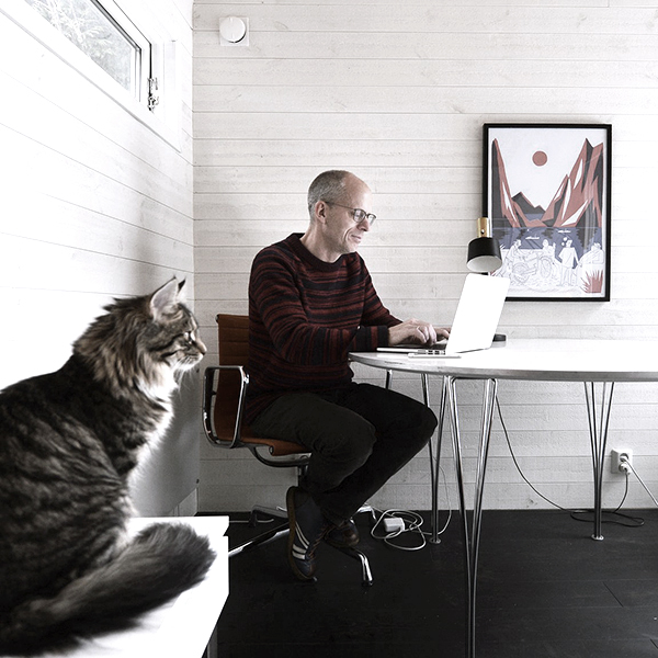 bjorn och skrivstugan