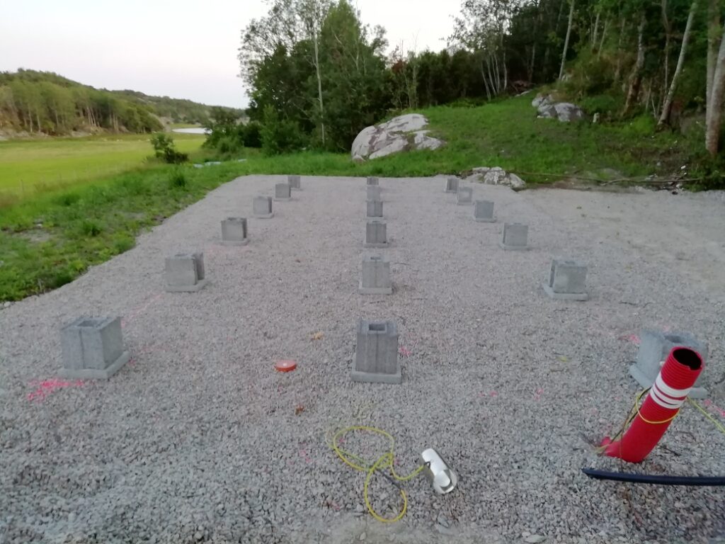 Grunnarbeider til E34 og vann avløp