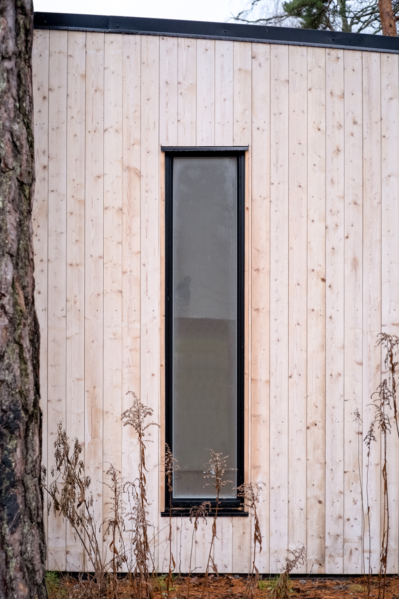organowood fasad enkelrum