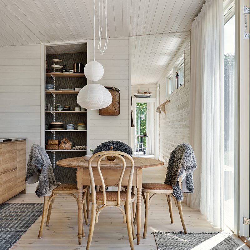 fritidshus interior kok japandi