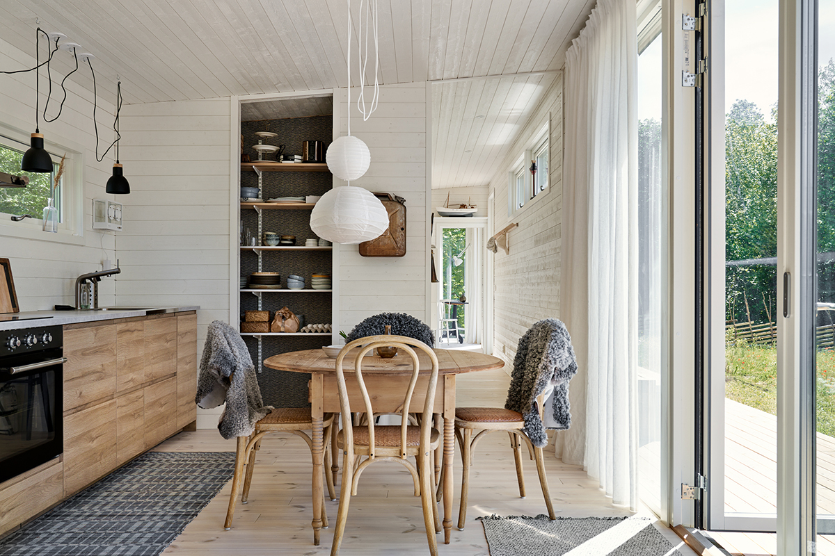 fritidshus interior kok japandi