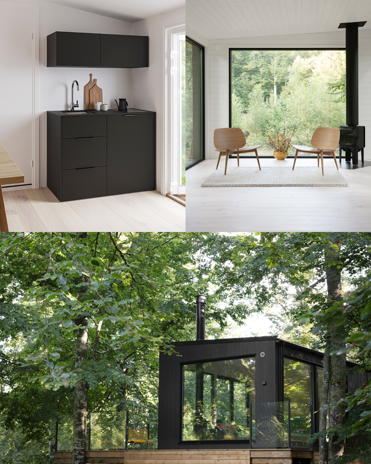 enkelrum nordconcept in black design