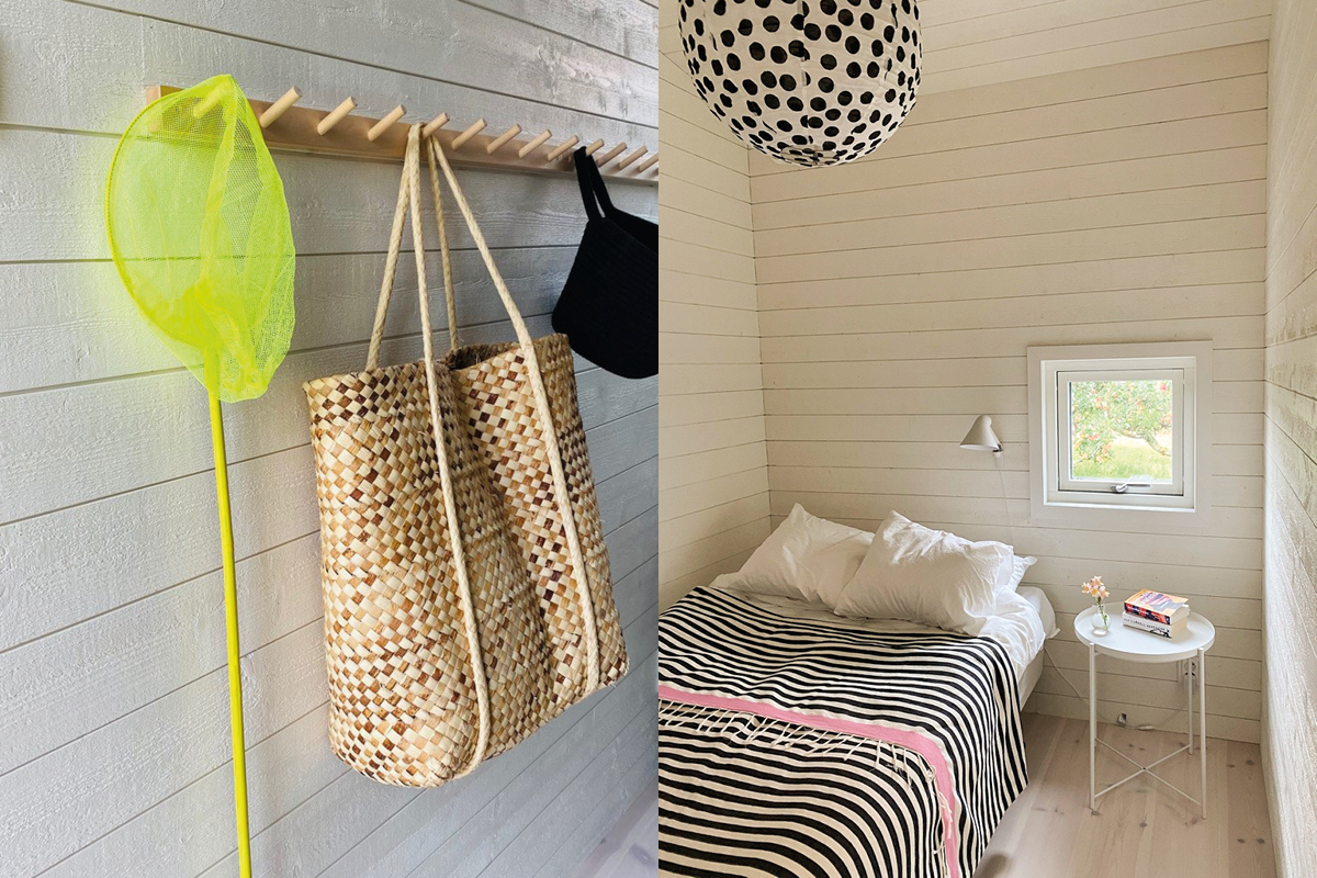 interior  detaljer vit sovrum