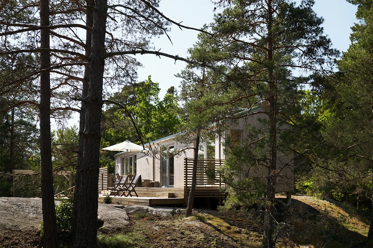 Fritidshus 50 kvm i en skog